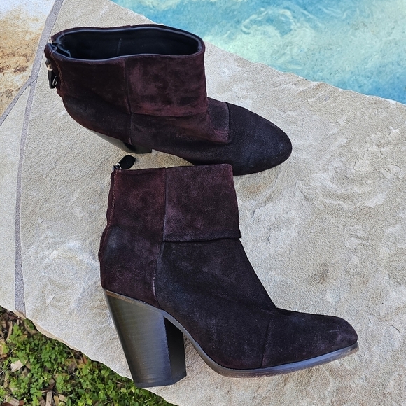 Rag & bon  Newbury Suede  leather  Ankle Boots booties  38, us 8 - Picture 14 of 16